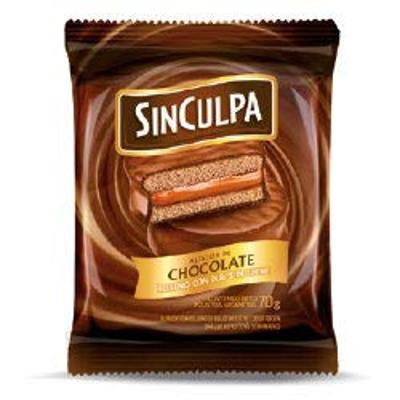 Sinculpa Alfajores Chocolate Dulce de leche 240 g - 6 Pack