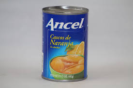 Ancel Orange Shells Casco de Naranja in Syrup 17oz