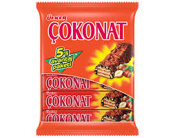 Ulker Cokonat Chocolate coated chocobar hazelnut 120gr 5 Unit