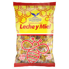 La Universal Caramelos leche y Miel Milk and Honey Candies 100 unit 400gr