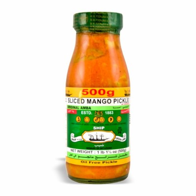 Ship Sliced Mango Pickle Amba 500gr