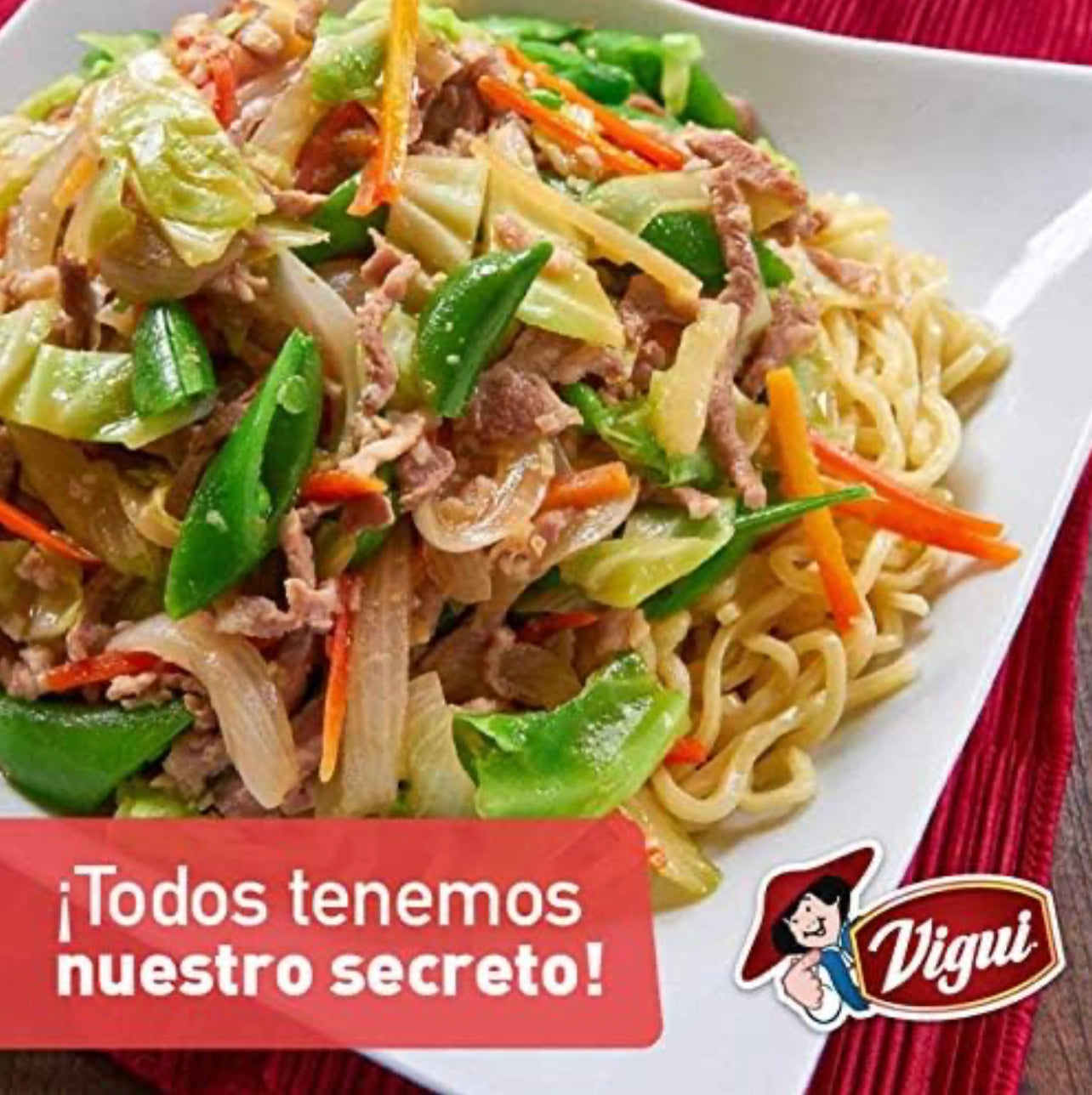 Fideos Vigui Chow Mein - Fideos para Chop Suey Producto de Costa Rica 430gr