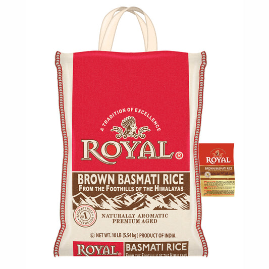 Royal Brown Basmati Rice 10 Lbs