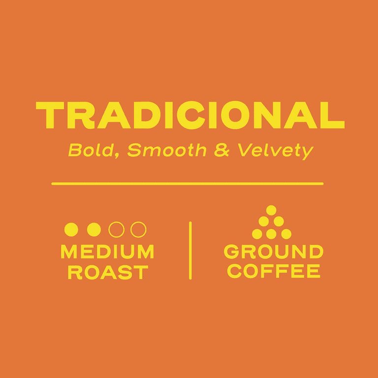 Cafe Sello Rojo Tradicional Coffee, 100% Colombian, Medium Roast Ground, 10 oz