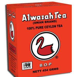 Alwazah Tea Swan Brand 100% Pure Ceylon Black Coarse Tea 454 gr – Casa ...