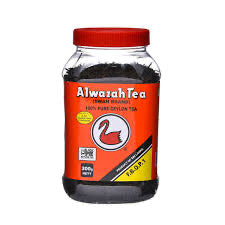 Alwazah Tea Black 100% Pure Ceylon Tea in Plastic Jar 300 grms