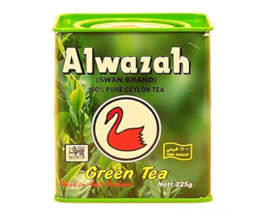 Alwazah Pure Ceylon Green Tea in Tin, 225g