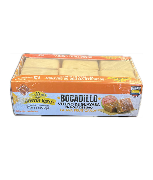 Bocadillo Mama Tere Veleño de Guayaba Hoja De Bijao 500gr