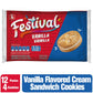 Festival Galletas con Crema To Go Vanilla Noel 14.1 oz - 12 ct