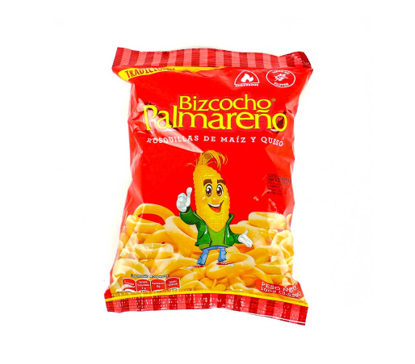 Bizcocho palmareno 3.53oz, Maíz Queso, desde Costa Rica
