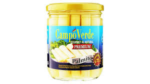 Campo Verde Palmito Hearts of Palm in Glass Jar 14.5oz