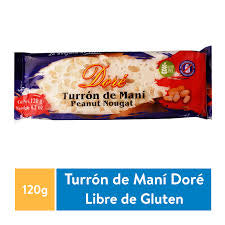 Dore Turrón de Maní Peanut Nougat 120gr