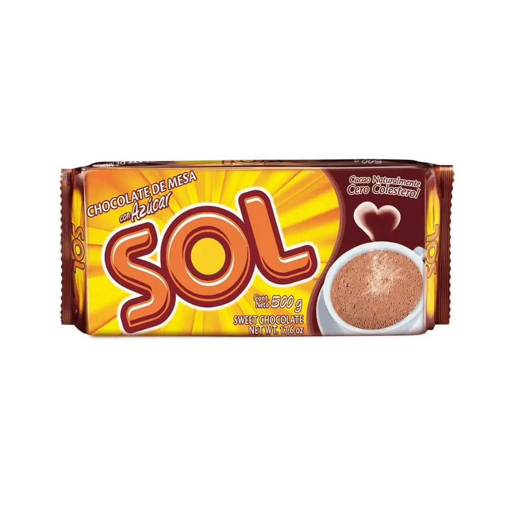 Chocolate Tradicional Sol sweet Chocolate 500gr