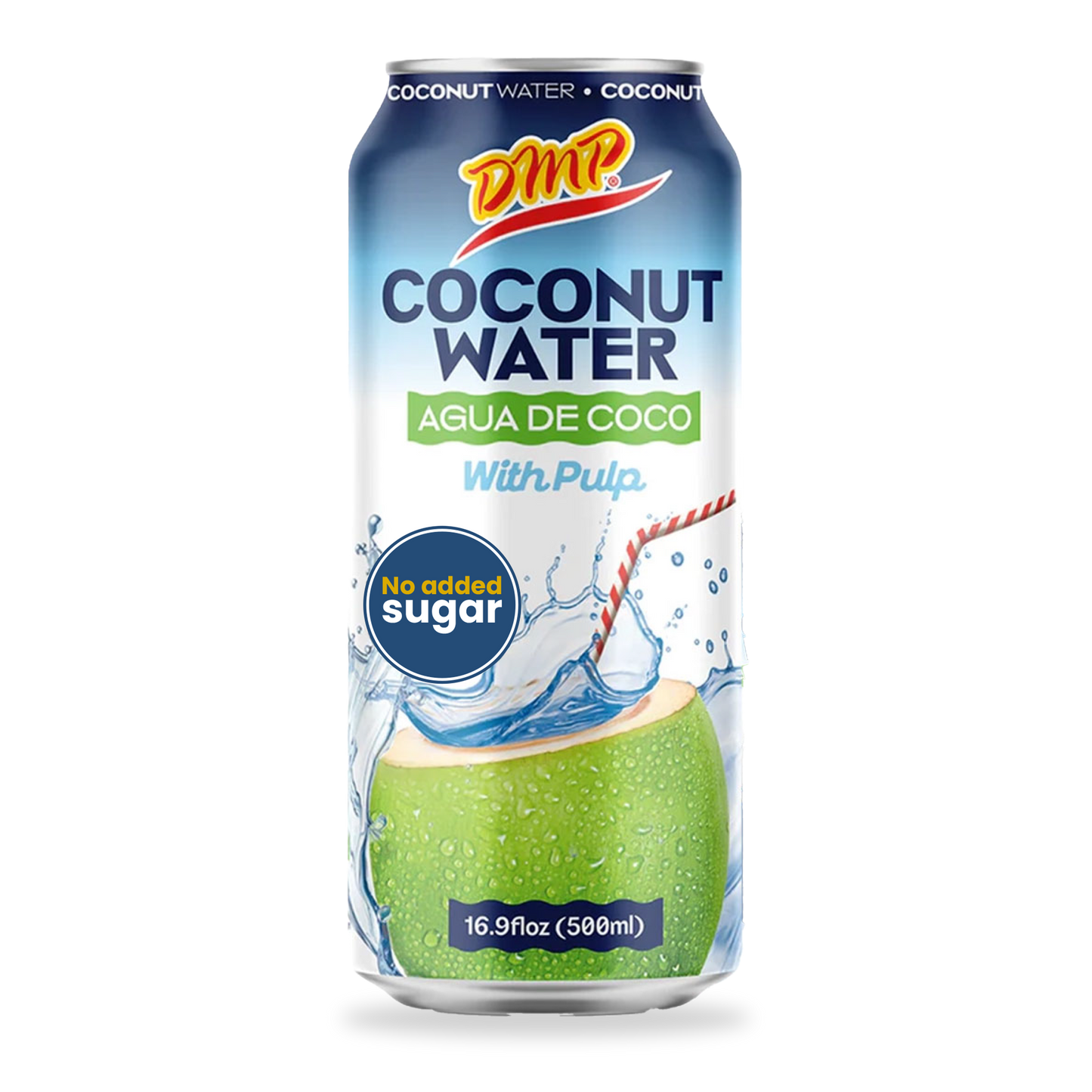 Agua de Coco con Pulpa | Bebida Natural, Sin Azúcar Añadida, 16.57 oz