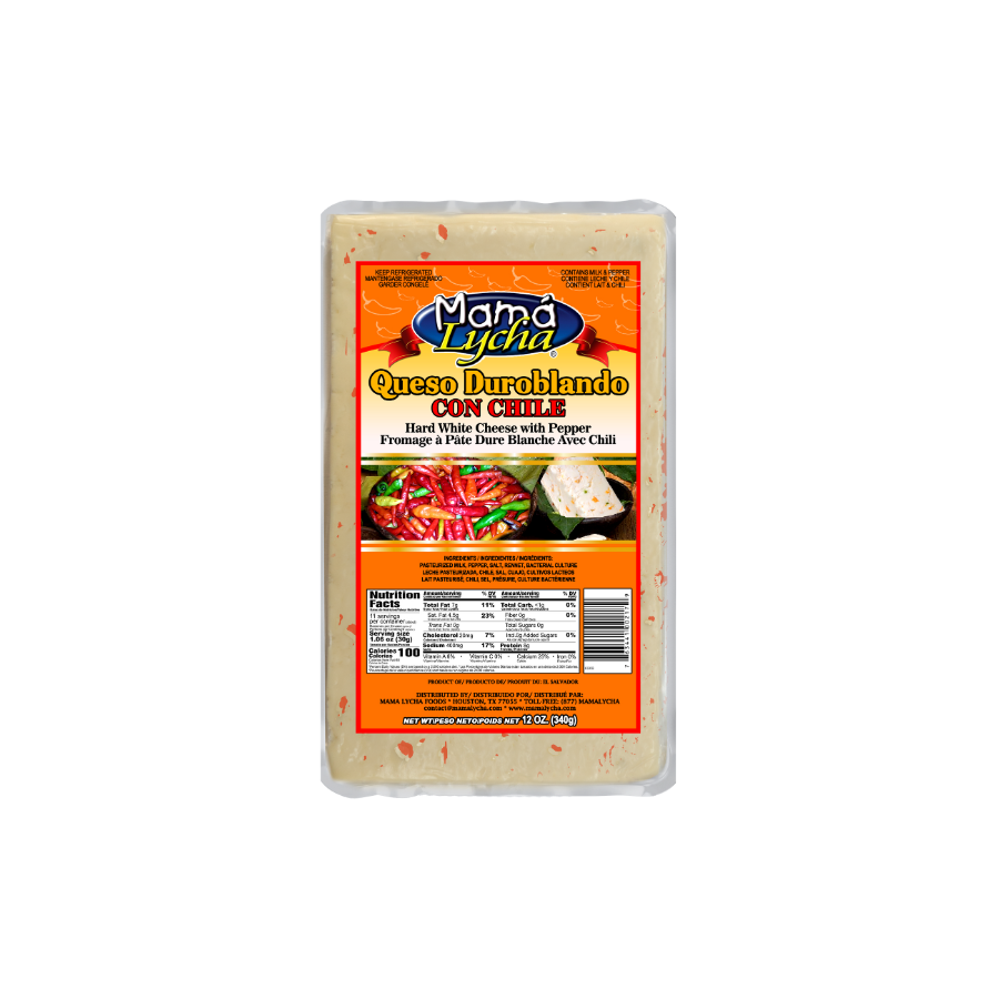 Hard White Cheese with Pepper - 6059