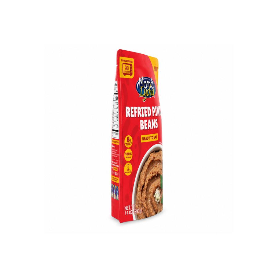 Ready-To-Eat Refried Pinto Beans Side A- 1096