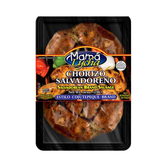 Mama Lycha Salvadoran Sausage 16 oz, 12 lbs