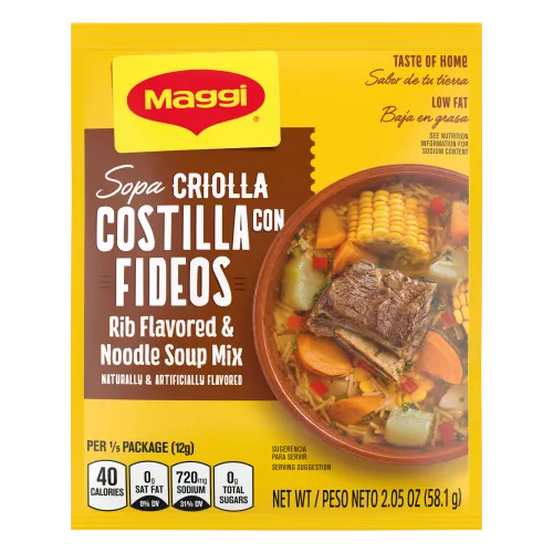 Maggi Sopa Criolla Costilla Con Fideos 58.1gr