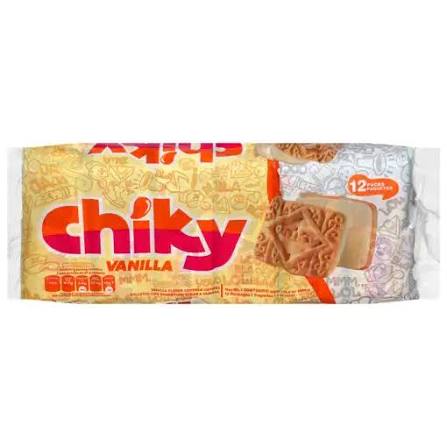 Chiky Vanilla Cookies Galletas de Vainilla 12 Packs 480gr