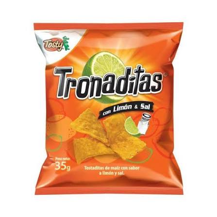 Tosty Tronaditas Tortillitas de Maíz con Limón y Sal 🍋‍🟩 🧂 3.5oz