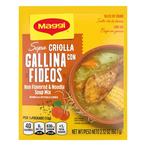 Maggi Sopa Criolla Gallina Fideos 60.1gr