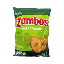 Zambos Plantain Chips Salsa Verde 150gr