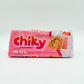 Chiky Strawberry Cookies Galletas Chiky de Fresa 12 Packs 480gr