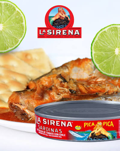 La Sirena Pica Pica Sardines spicy Tomate Sauce 15oz