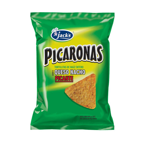 Jacks Picaronas Tortillitas de Maíz de Queso Nacho Picante 🌶️ 5.3oz
