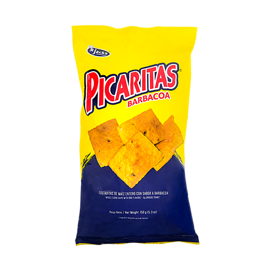 Jacks Picaritas Tostaditas de Maíz 🌽 Barbacoa Snack 5.3 oz