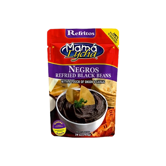 Mama Lycha Black Refried Beans Doypack 28 oz