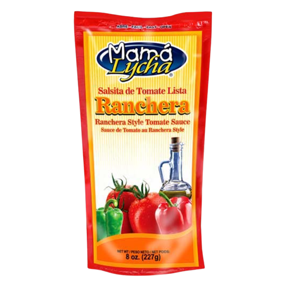 Mama Lycha Ranchera Style Tomato Sauce 8 oz
