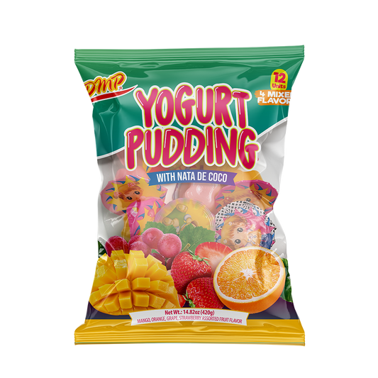Yogurt Pudding with Nata de Coco / Pudin de Yogurt con Nata de Coco 14.82oz