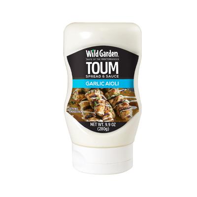 Wild Garden Toum Spread Sauce Garlic Aioli 9.3oz
