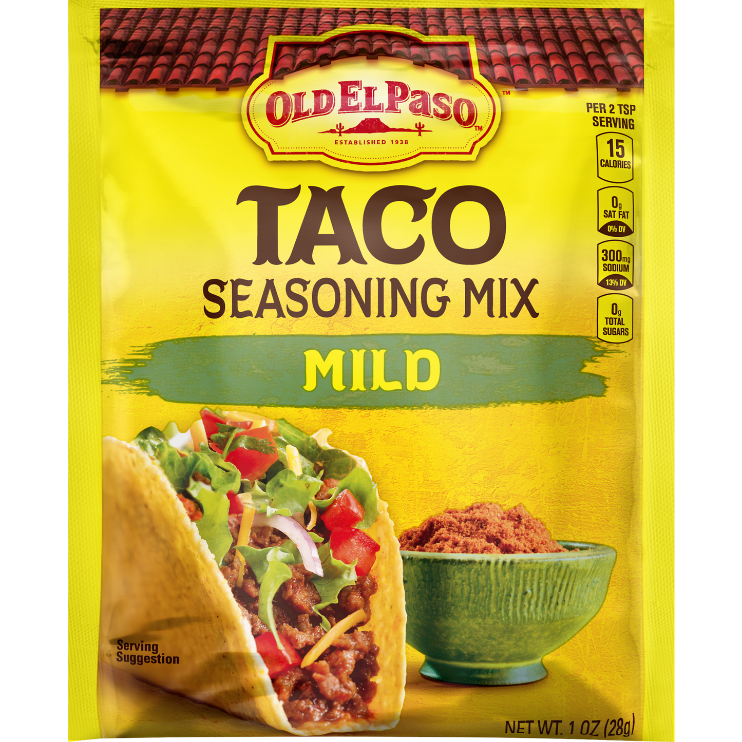 Old El Paso Taco Mild Seasoning Mix, 1 oz Packet