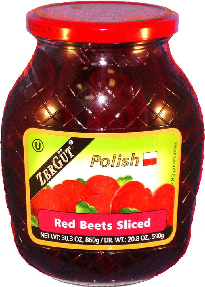 Zergut Red Beets Sliced 860gr