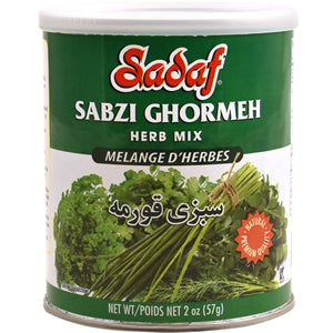 Sadaf Sabzi Ghormeh Herb Mix Melange D'Herbes 2oz