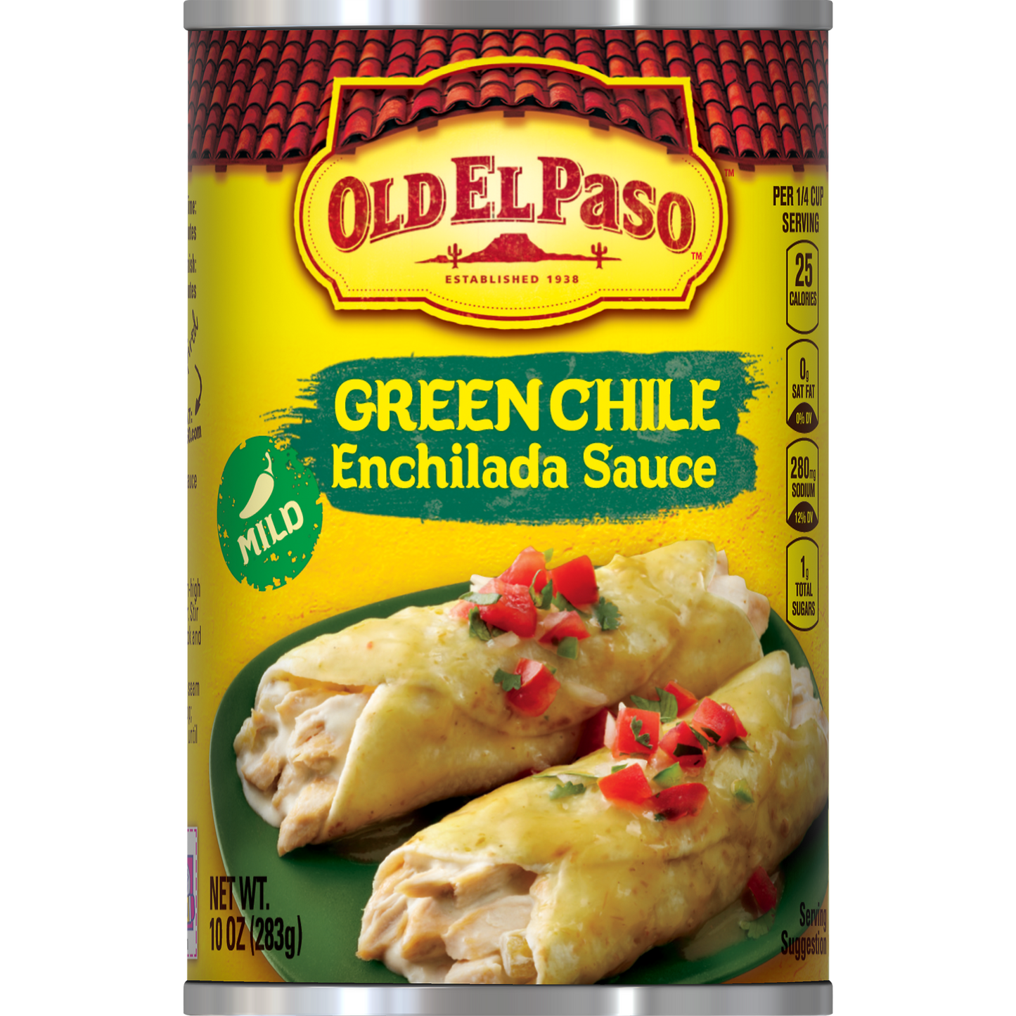 Old El Paso Mild Green Chile Enchilada Sauce, 10 oz