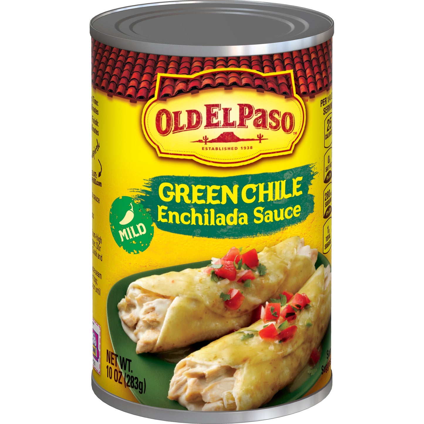 Old El Paso Mild Green Chile Enchilada Sauce, 10 oz