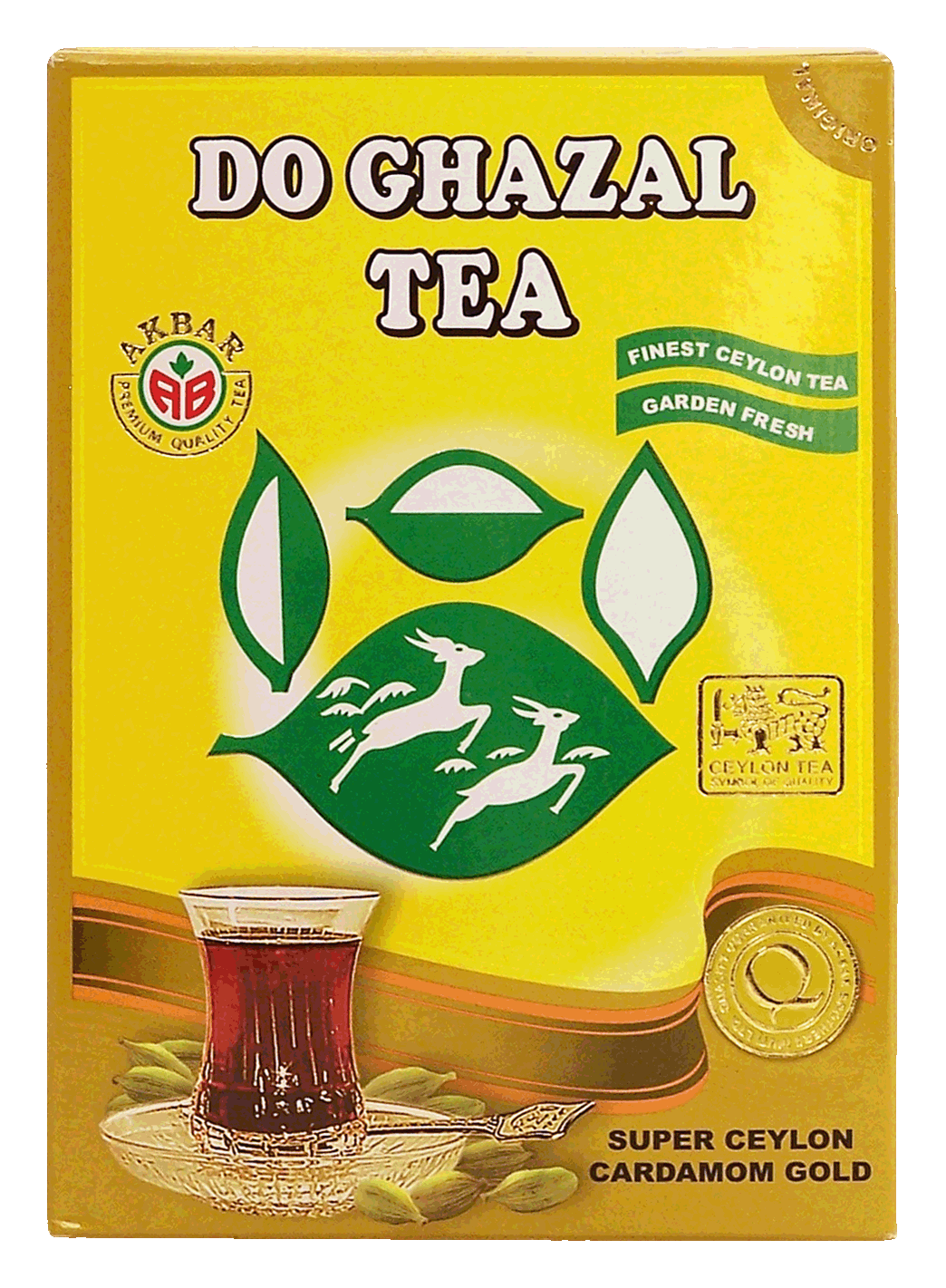 Do Ghazal Tea Super Ceylon Cardamon Gold Loose Leaf 454gr
