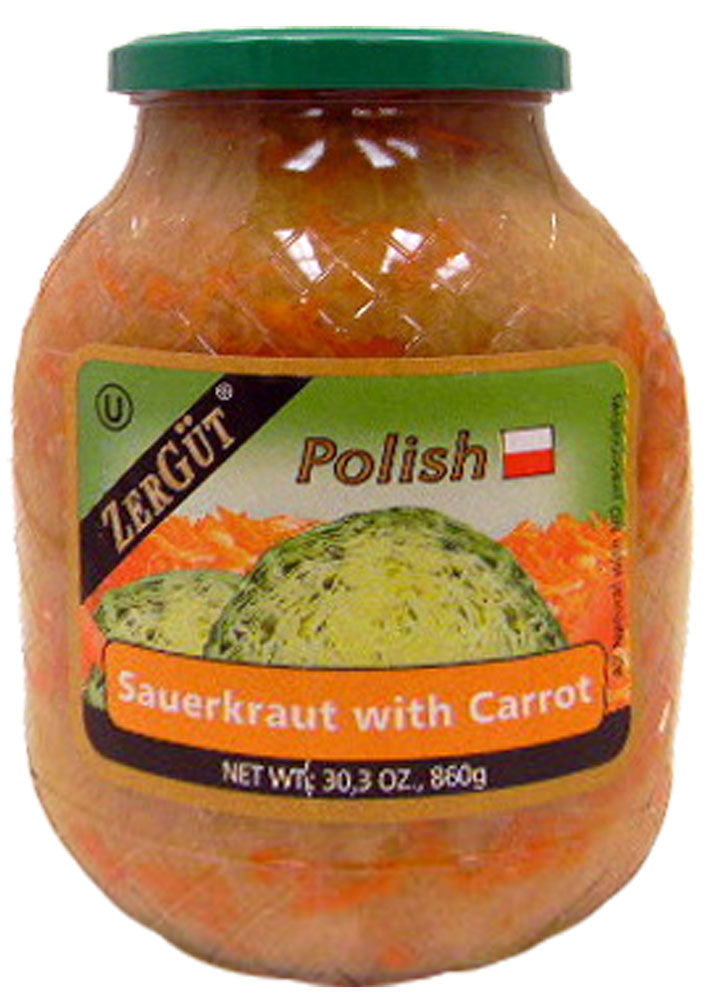 Zergut Polish Sauerkraut With Carrot 860gr