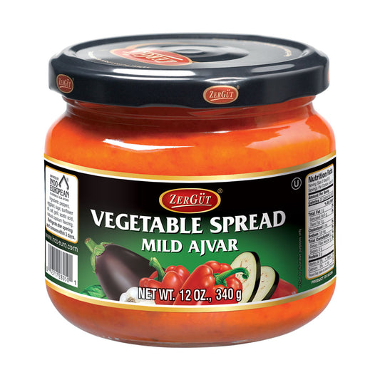 Zergut Vegetable Spread Mild Ajvar 12oz