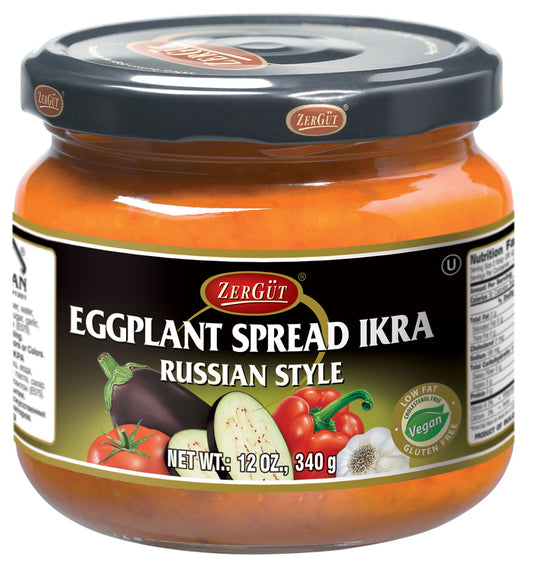 Zergut Eggplant Spread Ikra Russian Style 12oz