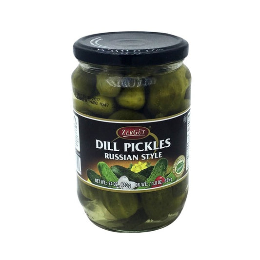 Zergut Dill Pickles Russian Style 23.6oz