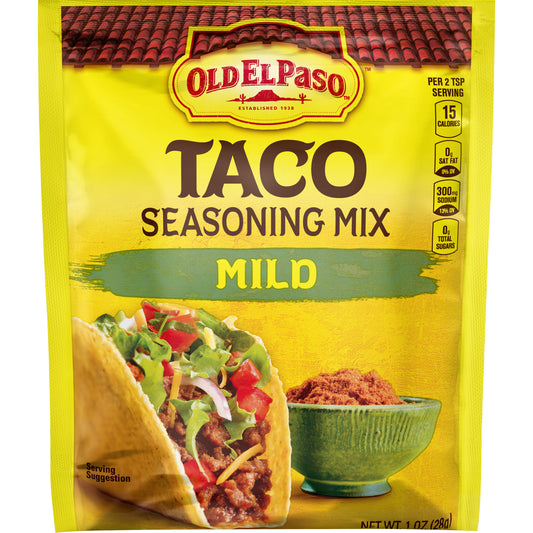 Old El Paso Taco Mild Seasoning Mix, 1 oz Packet