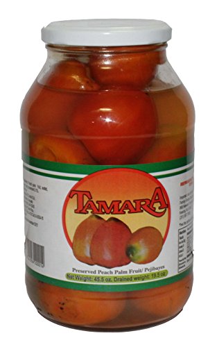 Tamara Peach Palm Fruit, Pejibayes, de Costa Rica, 45.5 oz l