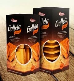 El Paraguitas Galleta Rellena Dulce de Guayaba y dulce de leche HERPOS 6unit 160g