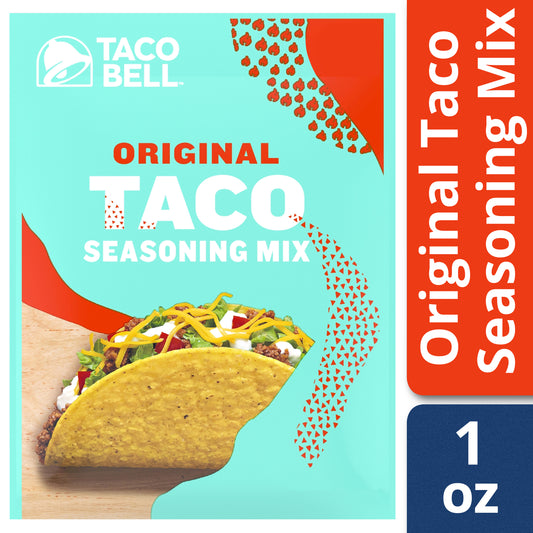 Taco Bell Original Taco Seasoning Mix 1 oz Envelope