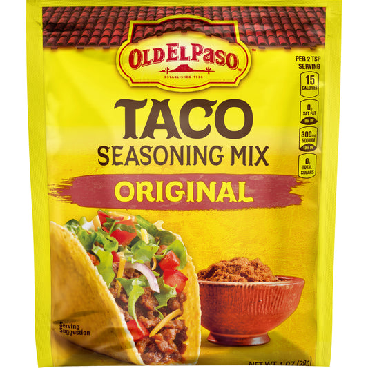 Old El Paso Taco Original Seasoning Mix, 1 oz Packet