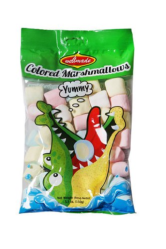 Wellmade Colored Marshmallows Halal YUMMY 150gr